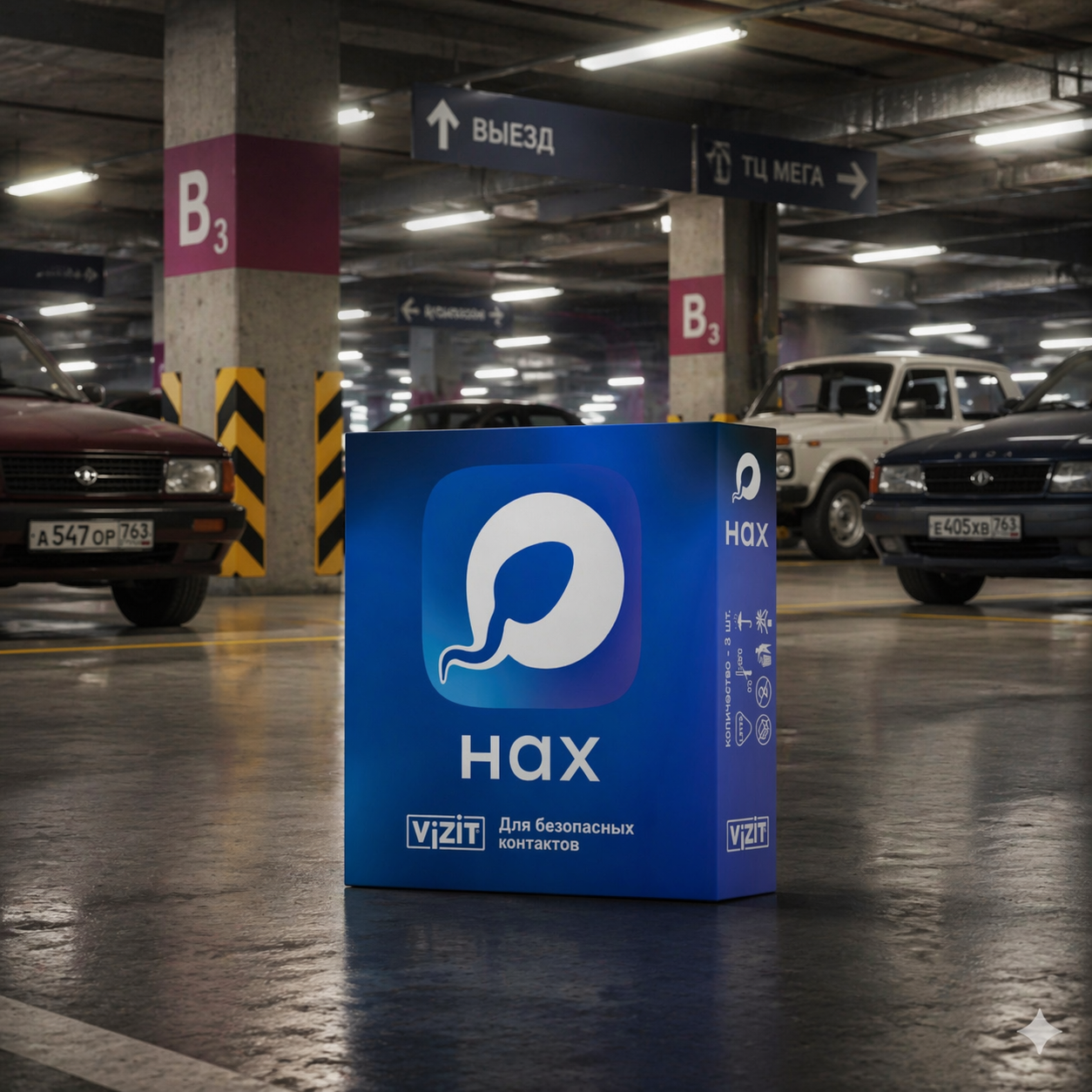 НАХ на парковке